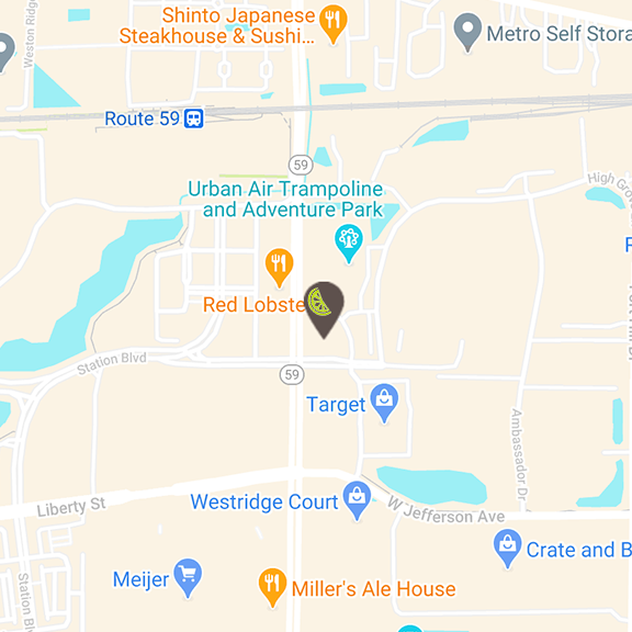 Naperville Location Map
