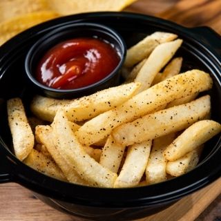 French Fries: An individual side of crispy French Fries.