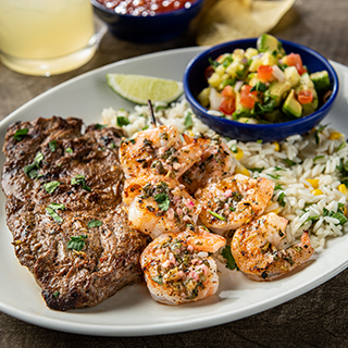Surf and Turf with Marinated Steak