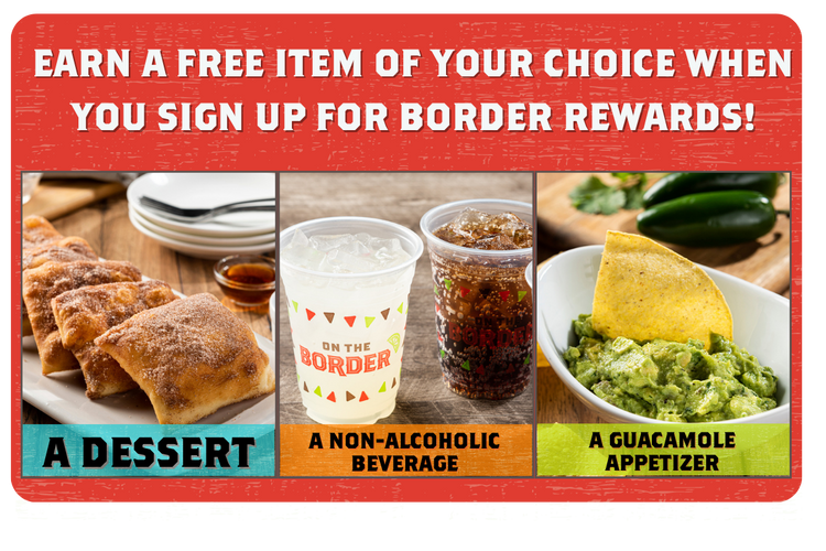 Free Dessert, Drink, or Guacamole When Signup Bonus