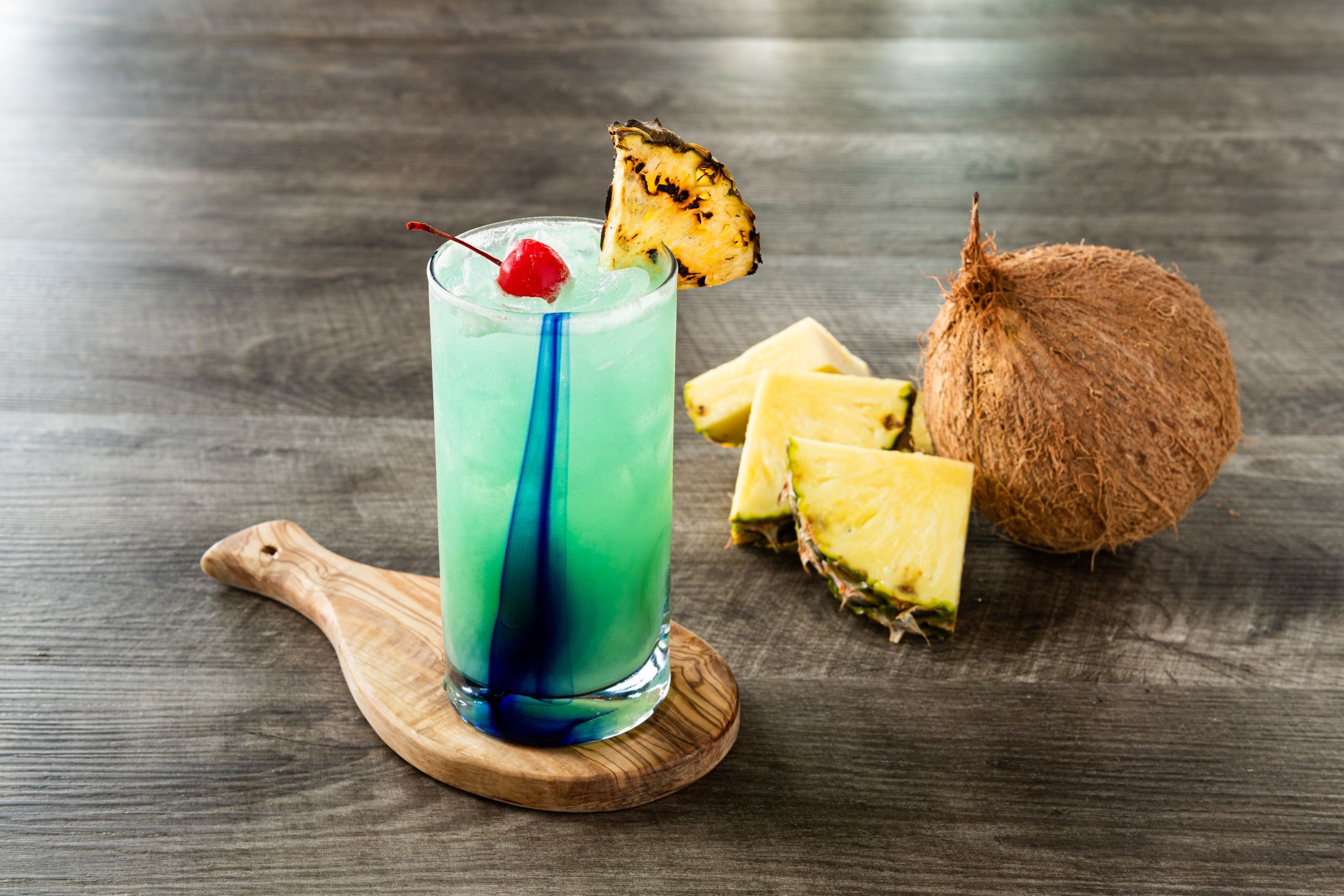 Blue Island Cooler Cocktail